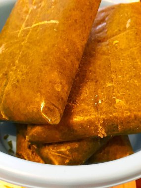 Arkaplan için donmuş ıspanak