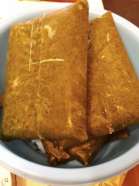 Arkaplan için donmuş ıspanak