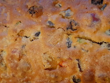 Meyveli ekmeği arka plan için kapat