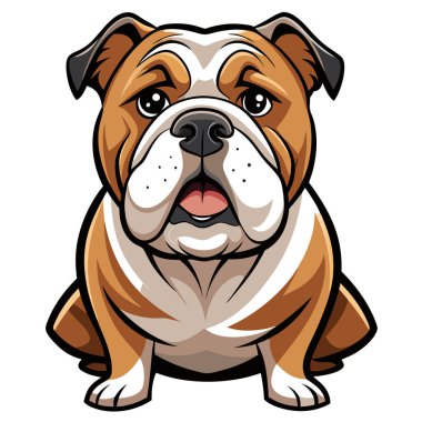 Staffordshire Bull Terrier Face clipart