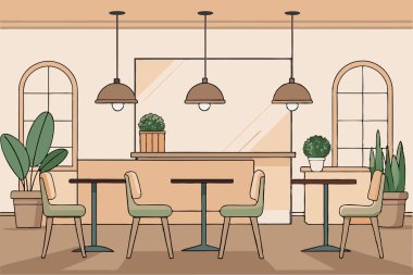 Ahşap Ada ve Kolye Işıkları ile Modern Mutfak Resimleri