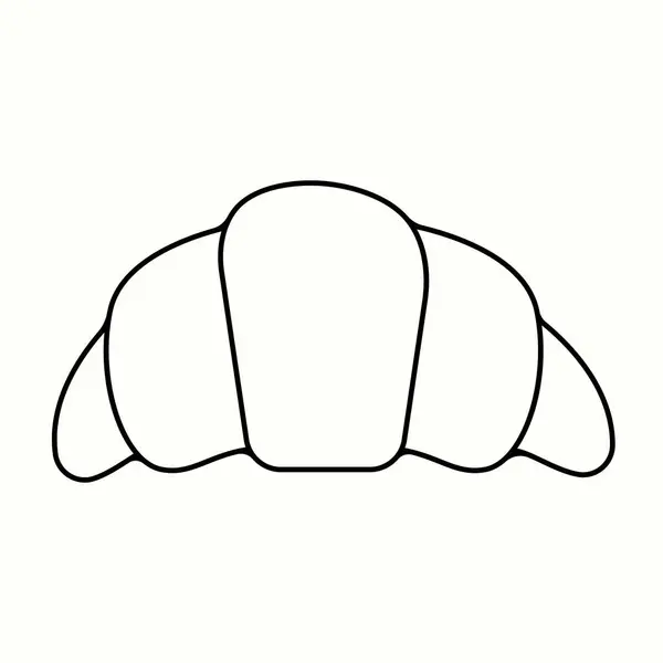 Kruvasan asabi siyah simge