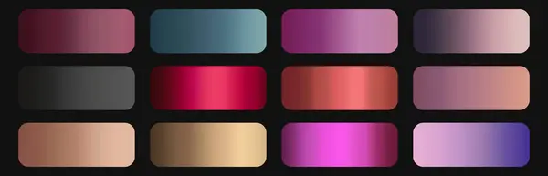 Renkli ve zarif gradyanlar kümesi