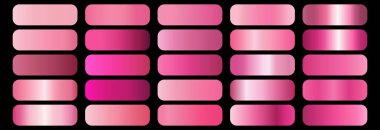 Pembe gradyanlar belirlendi. Pembe gradyan koleksiyonu.