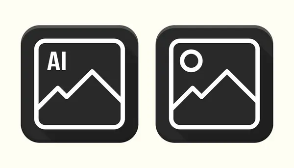 Uygulama galerisi simgeleri. Yapay zeka resim galerisi ikonu, Resim Simgesi oluşturdu. Fotoğraf Albümü Simgesi