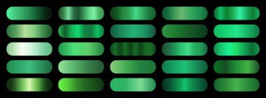 Yeşil gradyanlar ayarlandı. Yeşil gradyan koleksiyonu