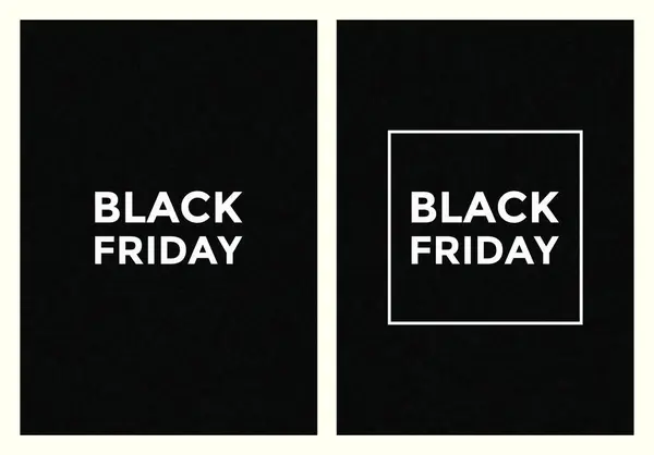 Minimalist desenli Kara Cuma posteri. Kara Cuma minimal tasarımı