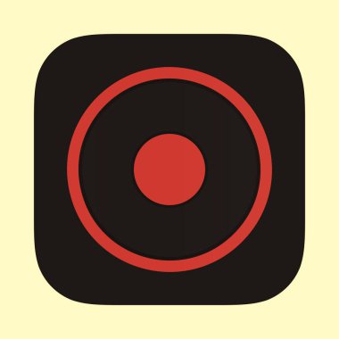 Vektör kaydı uygulama simgesi