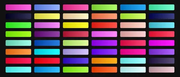 Yumuşak neon gradyan koleksiyonu. Renkli yumuşak eğimler ayarlandı.