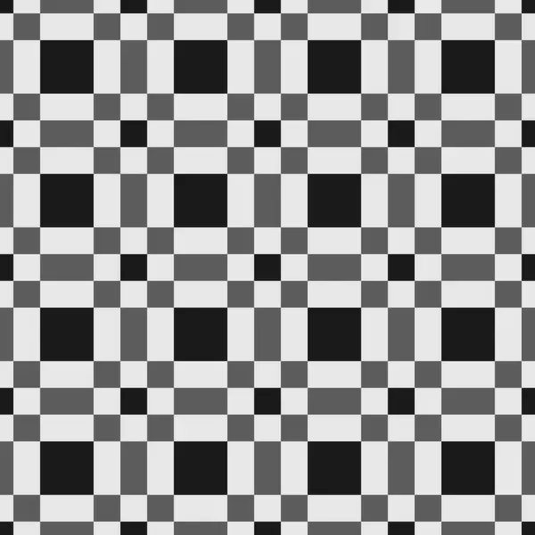 Siyah ve beyaz soyut pikseller pürüzsüz desen. Koyu piksel deseni