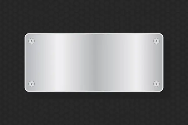 Metal levha pankartı. Metal plaka arkaplanı