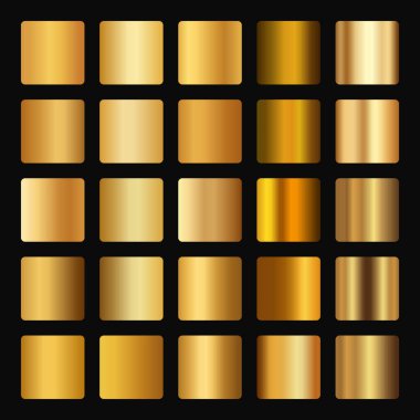 Metalik altın eğimleri ayarlandı. Altın eğimler