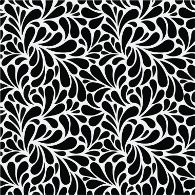 Kusursuz soyut çiçek desenli dekorasyon arka plan yüzeyinde organik şekiller modern ve şık tasarım yaratıyor.