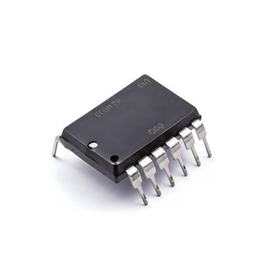 Counter IC isolated on a white background clipart