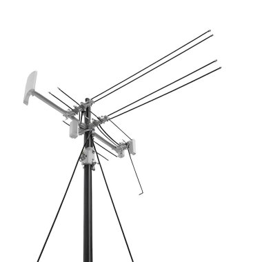 Dipole Antenna isolated on a white background clipart