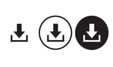 Web sitesi tasarımı ve mobil karanlık mod uygulamaları için simge siyah taslağını beyaz arkaplan üzerinde indir