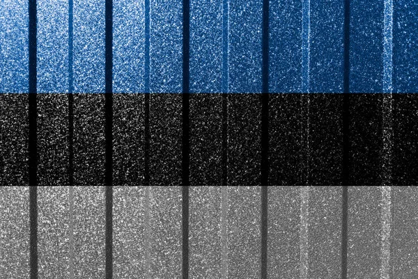 Bandeira Texturizada Israel Parede Metal Fundo Geométrico Abstrato Natural Colorido — Fotografia de Stock