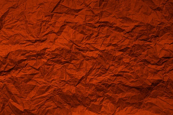 しわのある茶色の紙の自然な抽象的な質感の背景 — ストック写真