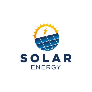 solar logo tasarım şablon vektörü