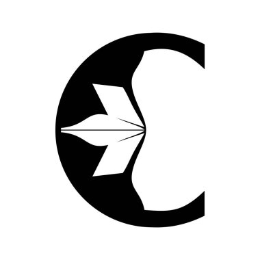 Baş harf C logo tasarımı. C Logosu Tasarımı. C harfi sembolü. C harfi. İlk harf..