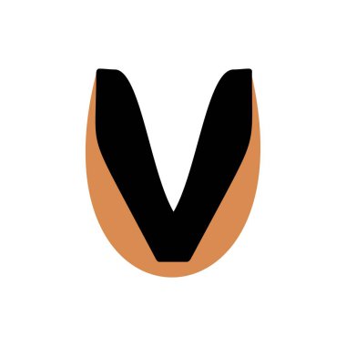 İlk Harf V Logo Tasarımı. V Logosu Tasarımı. V harfi sembolü. V harfi. İlk harf..