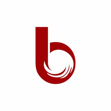 Baş harf B logo tasarımı. B Logosu Tasarımı. B harfi sembolü. B harfi. İlk Harf.