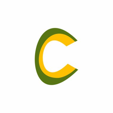 Baş harf C logo tasarımı. C Logosu Tasarımı. C harfi sembolü. C harfi. İlk harf..