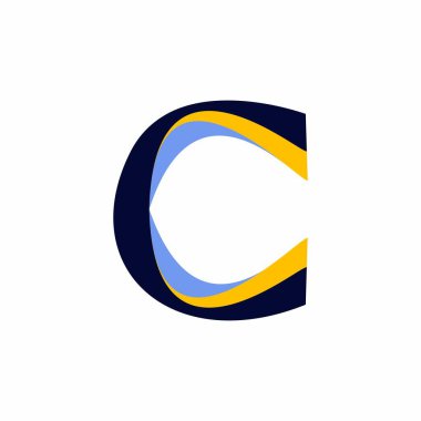 Baş harf C logo tasarımı. C Logosu Tasarımı. C harfi sembolü. C harfi. İlk harf..