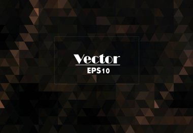 abstract coffee brown background, low poly and hipster design, texture can be used for wallpaper, pattern fills, web page background,surface textures. text can be edited,