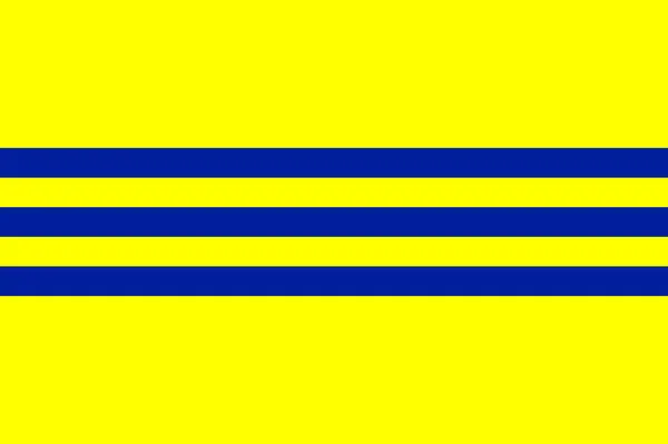 ラングカウイ国際海事航空宇宙船のインド国旗 — ストックベクタ