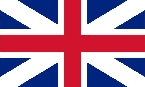 Vektor Illustration Storbritanniens Historiska Tidslinje Flagga 1707 1800 — Stock vektor