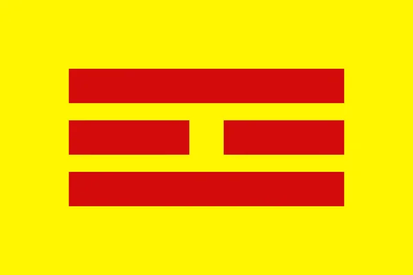 Bandeira Uma Etiópia — Vetor de Stock