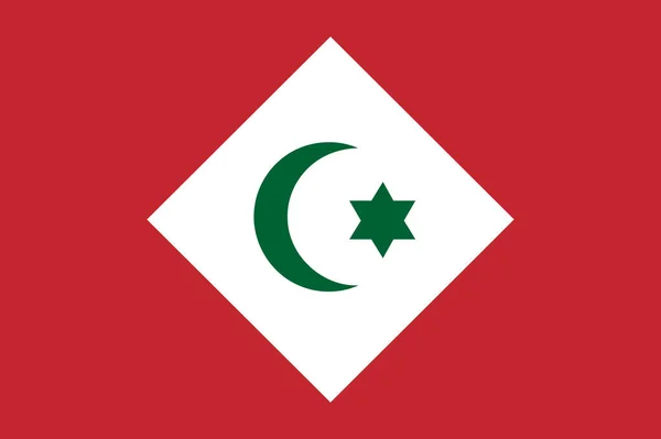 Ефемерна Республіка Півночі Африки Республіка Риф 1921 1926 — стоковий вектор