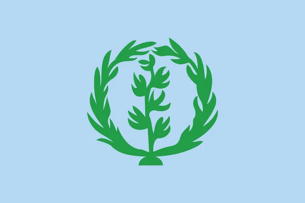 Σημαία Της Ερυθραίας Διανυσματική Εικόνα — Διανυσματικό Αρχείο