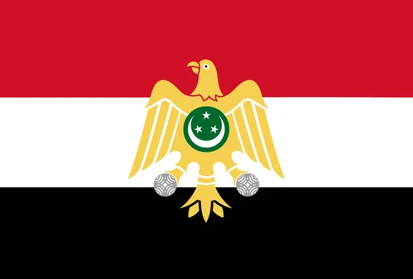 Drapeau Egypte — Image vectorielle