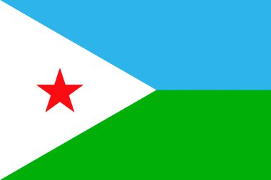 Cibuti bayrağı.