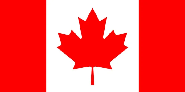 Den Flagga Kanada — Stock vektor