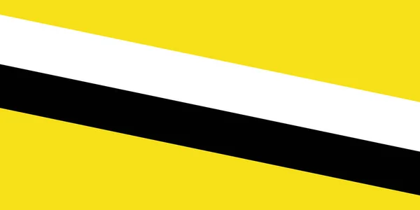 Vektor Illustration Protektoratet Brunei 1906 1959 Flagga Isolerad Ljusblå Bakgrund — Stock vektor