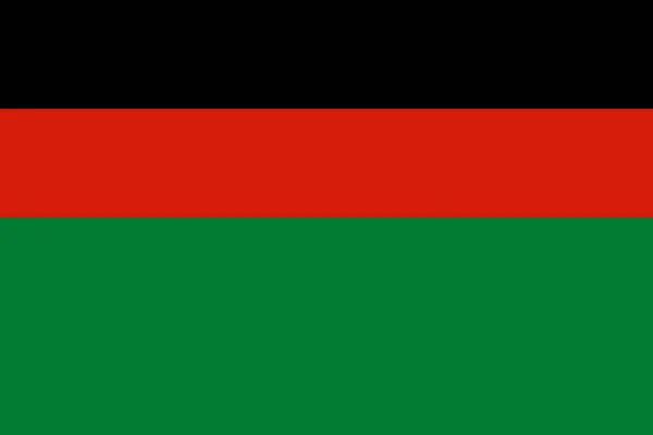 Afganisztán Történelmi Zászló 1978 Ázsiai Ország Vektor Illusztráció — Stock Vector