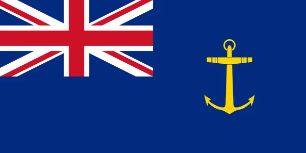 Brittiska Kungliga Flottans Hjälpfänrik — Stock vektor
