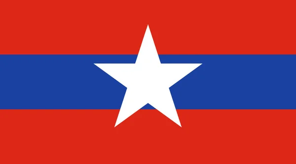 Karen National Liberation Army Flag Vector Illustration Design — Stock Vector