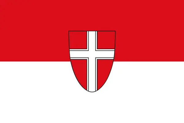 Прапор Австрії Віденський Векторний Малюнок — стоковий вектор