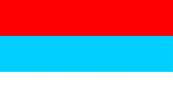 Flaga Okręgu Stshelets Dresdenets — Wektor stockowy