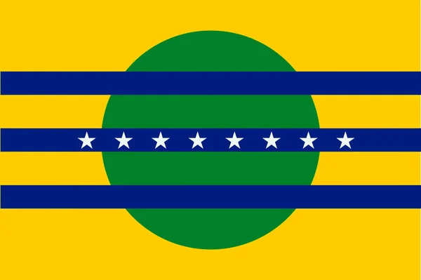 Bandera Bolívar Elemento Gráfico Emblema Venezuela Diseño Plantilla Ilustración — Archivo Imágenes Vectoriales