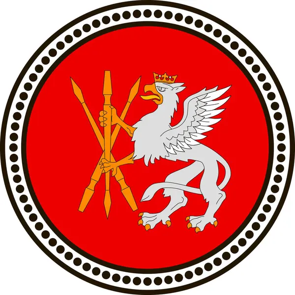 Escudo Del Condado Tomashiv — Vector de stock