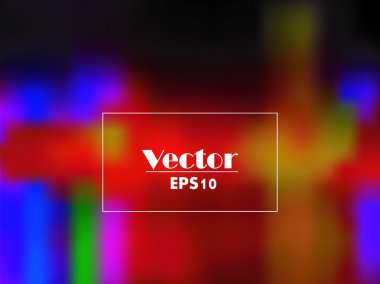 Evrenin renklerinin soyutlanması. Bulanık eğimli arkaplan. Vektör