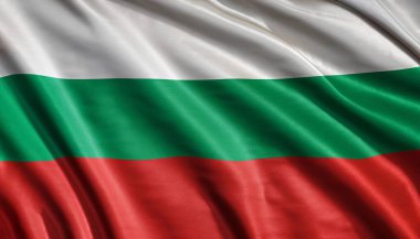 Bulgaristan bayrağını kapatın. Bulgaristan arka plan bayrağı. Bulgar Bayrağı.