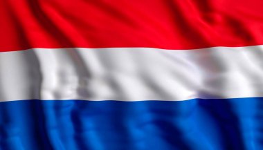 Hollanda bayrağı ipek örtü