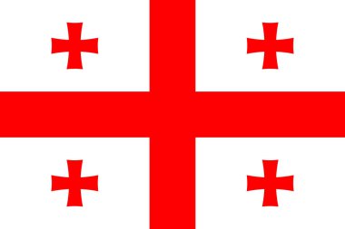 Gürcistan Bayrağı.