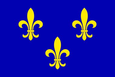 Louisiane Septentrionale, Fransa bayrak departmanının en iyi manzarası. Fransız vatansever ve seyahat konsepti. Bayrak direği yok. Uçak tasarımı, tasarım. Bayrak arkaplanı